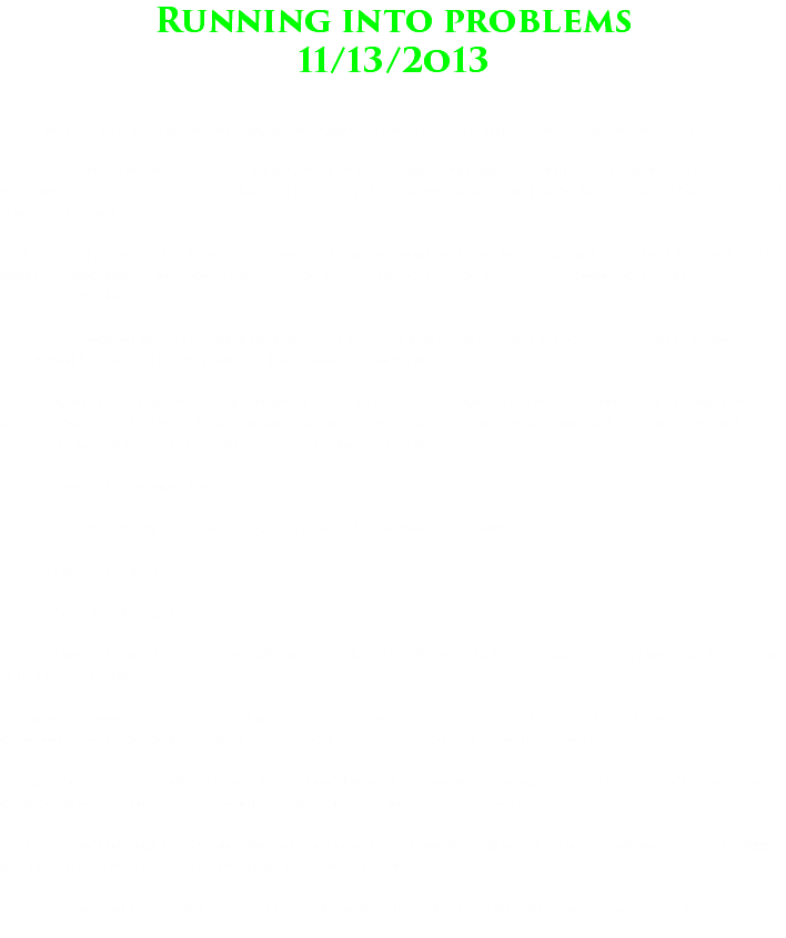 Running into problems
11/13/2o13 Unfortunately things do not always go according to plan, and often problems like to bring friends. I came home yesterday and checked on the timelapse progress, only to find the water return line had skipped from its clamp and instead of dumping the excess water into the water bucket, it was dumping it on the carpet. Luckily it appears that i only dumped a gallon or so of water onto the carpet. I shut off the watering system, used towels to absorb as much water as I could then put out a high powered fan to dry the remaining water. I had a bowl of wheat grass seeds soaking the last few days and set the camera up to take some images of the wheat grass growing from seedling to sprout. I checked on it few hours later to see FLASH FLASH FLASH coming from the room. Somehow the camera was just triggering every second or so as its buffer cleared. I spent some time troubleshooting, but i had to basically put everything on hold for a little while. Plugged in Chronocontroller -half press results in metering. camera only triggers on full press. Plugged in Greenthumb -Camera triggers with half press. Plugged in Greenthumb plus hotshoe adapter with PC sync to the Strobe and plugged into the strobe it triggers non stop. So what does all this mean? It seems I have a wiring issue on Geenthumb. If i put the chronocontroller between greenthumb and the camera i do not have this problem. I will be building another Greenthumb controller this weekend so i can use one while i develop more capability on the other, and hopefully i will be able to clear this problem. This is sort of how things go… sometimes everything works flawlessly, other times you rack up 3,000 shutter actuations and a gallon of water in your carpet. Here is one of the clips that i just finished before the problems started. no audio, very raw.
